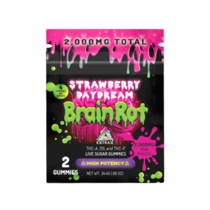 THCa Live Sugar Brain Rot Gummies – 2,000mg